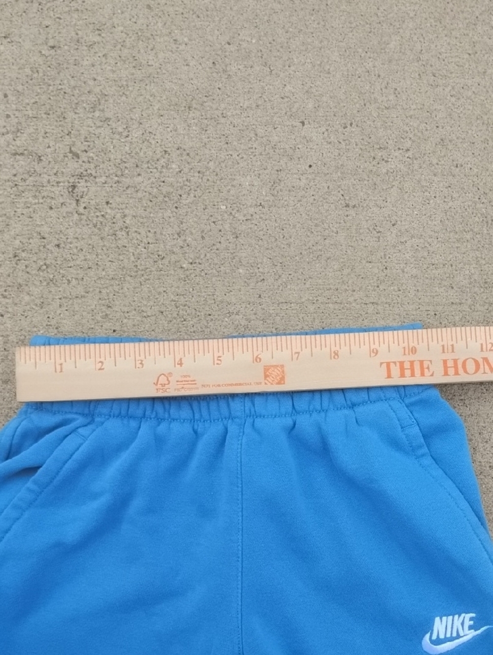 Nike Kids Bright Blue Fleece Joggers In Size S - Picture 4 of 7